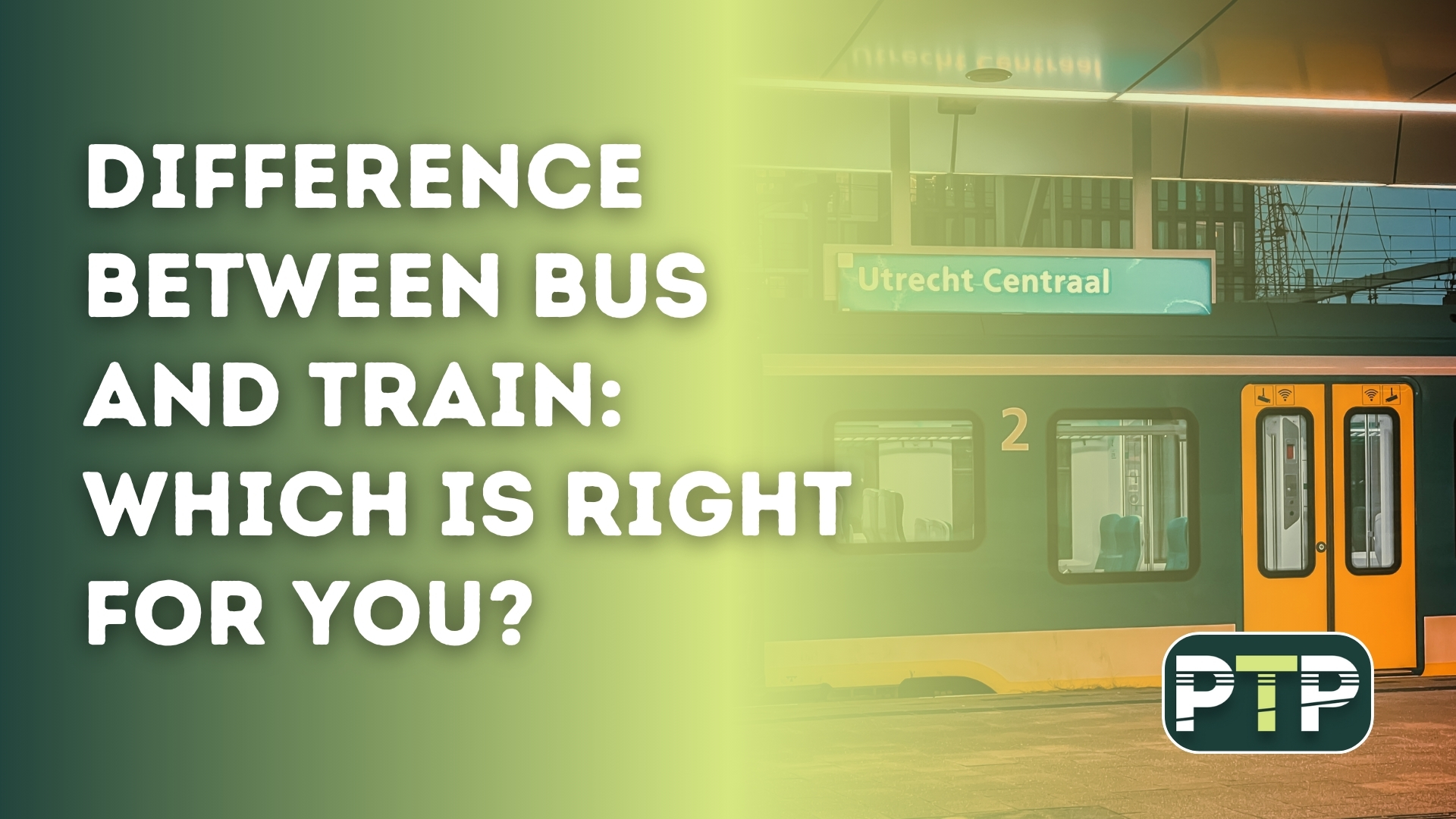 Difference Between Bus and Train Which Is Right for You